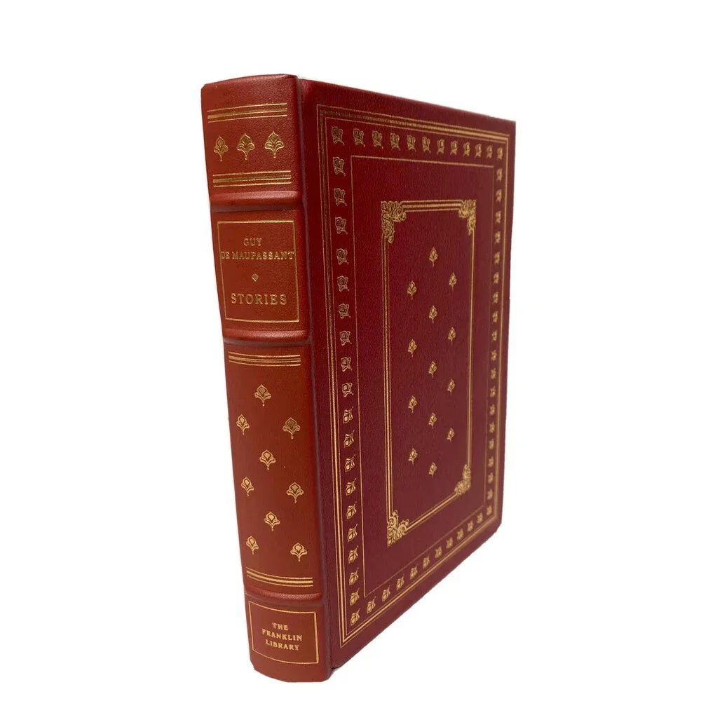 Maupassant Stories Anthology 1980 Great Books Leather Bound Franklin Mint